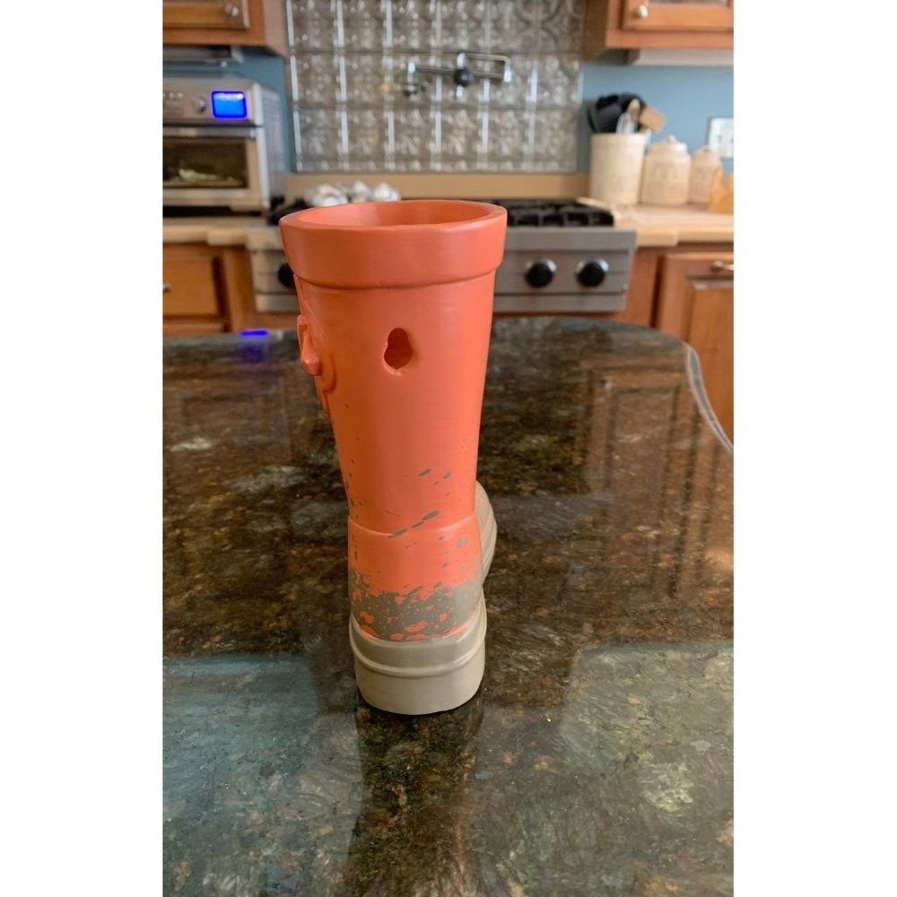 Farmhouse Muddy Rain Boot Planter HOME KITCHEN TIERED TRAY 004. Last One - Picture 7 of 7